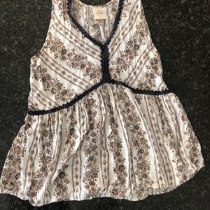 Antique print blouse